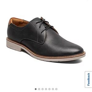 Florsheim mens round toe soft leather plain oxford shoes new sz 12 w